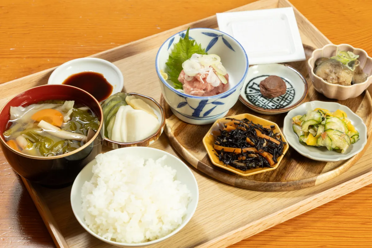 群馬県産食材を活かした手作り料理